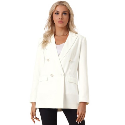 Allegra K Women's Work Office Business Lapel Collar Dressy Casual Blazers