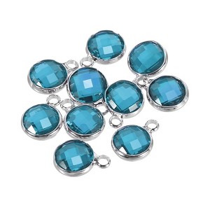 Unique Bargains DIY Craft Jewelry Making Necklace Crystal Birthstone Pendant 10 Pcs - 1 of 4