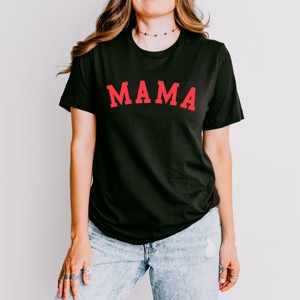 Simply Sage Market Mama Bold Puff Print Short Sleeve Tee - 1 of 4