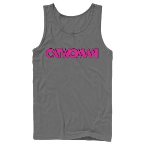 Men's Batman Catwoman Logo Tank Top - 1 of 3