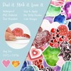 Wrapables Waterproof Vinyl Stickers for Water Bottles, Laptop, Phones, Skateboards, Decals for Teens, 100pcs, Love Hearts - 2 of 4