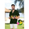 LA LEELA Mens Hawaiian Short Sleeve Button Down Shirt Men's Hawaii Shirts Boho Vacation Casual Summer Beach Shirts for Men Funny - 2 of 4