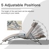 SKRAN Outdoor Patio Recliner Chairs Lounge with Adjustable Backrest and Removable Pillow for Indoor,Outdoor - 4 of 4
