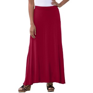 Jessica London Everyday Stretch Knit Maxi Skirt - 1 of 4
