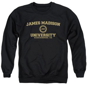 James Madison University JMU Official Circle Logo Adult Crewneck Sweatshirt - 1 of 4