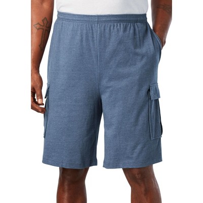 Kingsize Men's Big & Tall Lightweight Jersey Cargo Shorts : Target