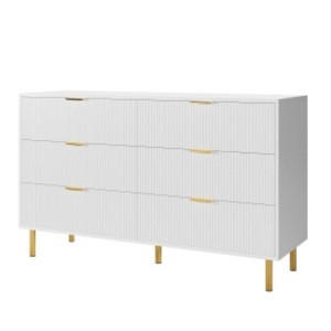 6-Drawer Wave-Design Cabinet for Bedroom - 1 of 1
