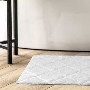 Togas Rhodes White Bath Mat - 1 of 3