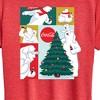 Women's - Coca-Cola - Christmas Tree Polar Bears Short Sleeve Graphic T-Shirt - 2 of 4