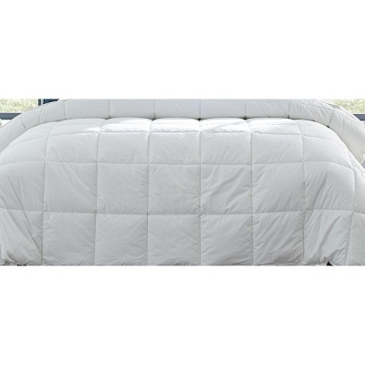 Twin White Cotton Down Alternative Comforter