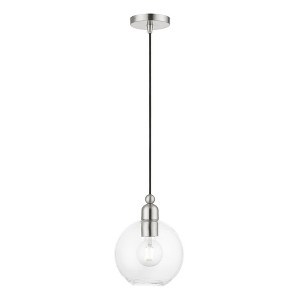 Livex Lighting Downtown 1 - Light Pendant in  Brushed Nickel - 1 of 4