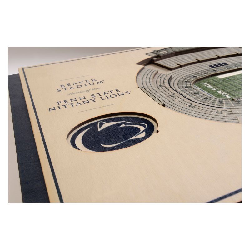 NCAA Penn State Nittany Lions 5-Layer Stadiumviews 3D Wall Art, 3 of 6