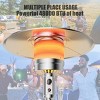 Tangkula Patio Rolling Steel Heater Freestanding Outdoor Propane Heater w/Table Suitable for Garden Wedding & Party - 4 of 4