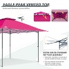 EAGLE PEAK 13x13ft Pop Up Canopy Tent Instant Outdoor Canopy Easy Setup w/Auto Extending Eaves - 4 of 4