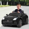 Infans 12V Jaguar F-Type SVR Licensed Kids Ride On Car w/ MP3 & Lights Black - 4 of 4