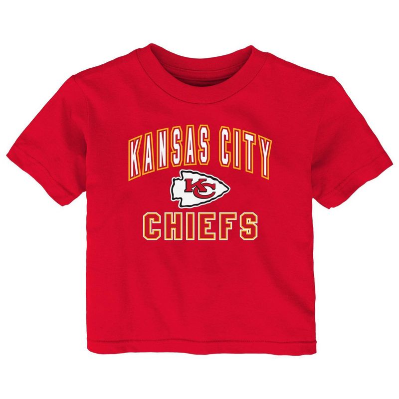 NFL Kansas City Chiefs Baby Boys&#39; 3pk Coordinate Set, 4 of 5