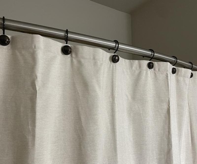 S Hook Without Roller Ball Shower Curtain Rings Chrome - Made By Design™ :  Target