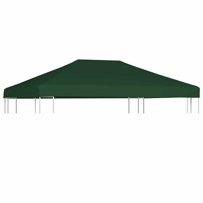vidaXL Gazebo Top Cover Green Polyester with PVC coating 13.1 x 9.8 ft