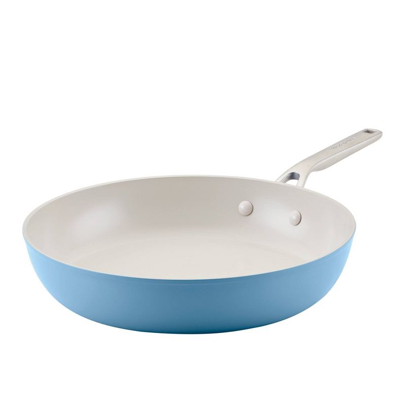 KitchenAid Hard Anodized 12.25&#34; Nonstick Ceramic Frying Pan - Blue Velvet, 1 of 10