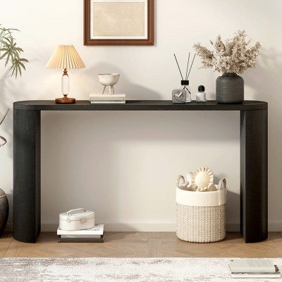 59" Entryway Console Table, Wooden Narrow Long Sofa Table, Accent Behind Couch Table, Suitable for Entrance Corridor Foyer Living Room
