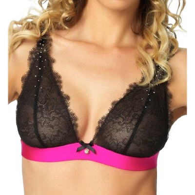 Women's Bow Satine Triangle Bra - Felina