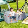 Tangkula Kids Sofa Toddler Upholstered Armrest Chair w/Solid Wooden Frame Gray - 3 of 4