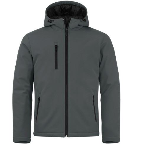 Clique Equinox Insulated Mens Softshell Jacket - Pure Slate - 5x Large ...