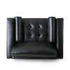 PAGED Accent Chair Comfy Living Room Chairs with Tufted Back and Studded Arms for Living Room, Office, Reception Room - 3 of 4