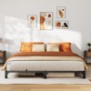 Bed Frame with No Tools Assembly, Heavy Duty Steel Platform, No Box Spring Needed, 800lb Support for Guest or Master Bedroom - 2 of 4