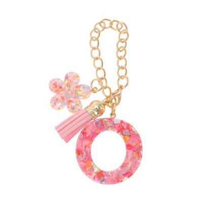 Unique Bargains Flower Letter Water Cup Pendant 1 Pc