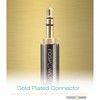 FosPower Premium 3.5mm Audio Cable AUX - 1FT, [24K Gold-Plated] Male to Male Auxiliary Cable, AUX Cord for Car, iPhone, Samsung Galaxy, Tablet - 2 of 4