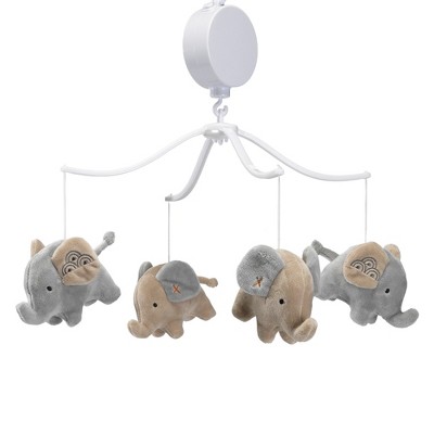 Bedtime Originals Elephant Love Musical Baby Crib Mobile Soother Toy ...