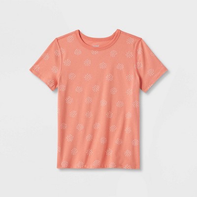 Kids' Adaptive Short Sleeve T-Shirt - Cat & Jack™ Orange