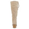 Journee Collection Womens Sanora Stacked Heel Riding Boots - 3 of 4