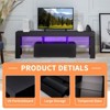 Entertainment Center TV Console Modern TV Stand For Maximum 43 Inch TV，Table Stand With Storage For Bedroom, Living Room - 3 of 4
