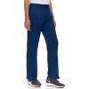 Medichic Women's Scrubs Mid Rise Six Pocket Active Yoga Scrub Pants - 2 of 4