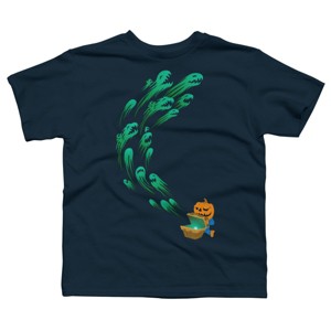 Boy's Design By Humans It's time for halloween By SINDAR T-Shirt - 1 of 3