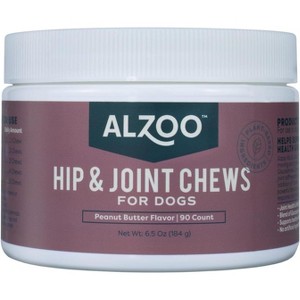 ALZOO Supplement Chews for Dogs, Made with 100% Plant-Based Active Ingredients - 1 of 4