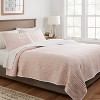 King Reversible Cotton Stripe Quilt Terracotta - Threshold™ : Target