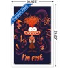 Trends International Disney Inside Out 2 - Anxiety I'm Fine Framed Wall Poster Prints - 3 of 4