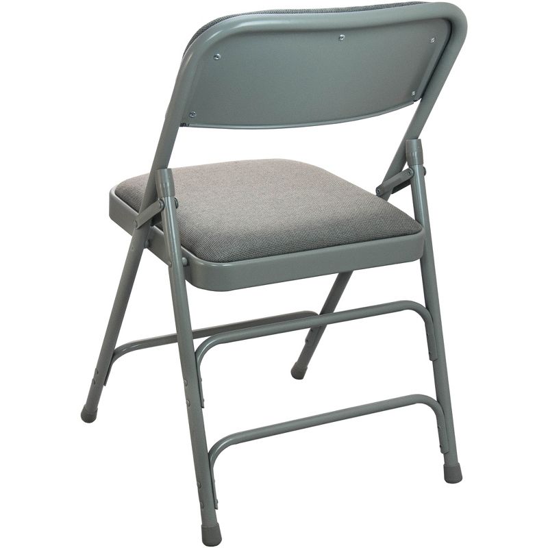 Emma and Oliver 2-pack Padded Metal Folding Chair - Fabric Seat, 3 of 8