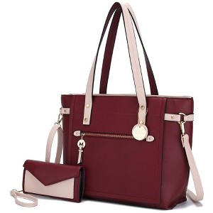MKF Collection Andrys Vegan Leather Women's Tote Bag and Wallet by Mia K - 1 of 4