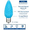 Novelty Lights C9 LED Faceted Christmas Replacement Bulbs Dimmable 25 Pack - 2 of 4