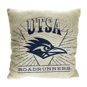 NCAA UTSA Roadrunners 26 x 26 Woven Tapestry Pillow - 1 of 4