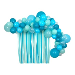 Meri Meri Blue Balloons & Streamers Kit (Pack of 52) - 1 of 1