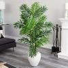 HomeStock  5.25 ft. Artificial Palm Tree in Planter for Indoor/Outdoor - 4 of 4