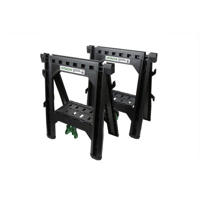 Metabo HPT 115445M 27 In. Plastic Sawhorse (2-Pack)