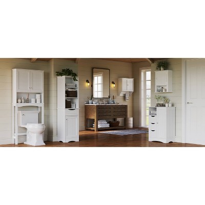 RiverRidge Home Ashland Slim Cabinet with Drawer - White