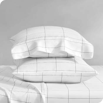 Ultra-soft Microfiber Standard White Pillowcase Set By Bare Home : Target
