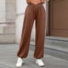 Coolmee Women Sweatpants Baggy Lounge Pants Workout Gym Active High Waisted Joggers Fall Clothes - 4 of 4